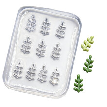 Nails Art Silicone Mold Small Leaf Shape Manicure Training Tool