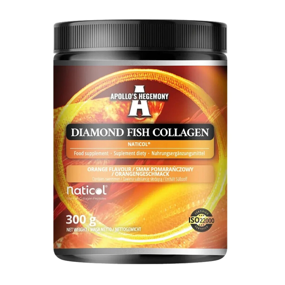 Orange Diamond Fish Collagen, - 300 Grams