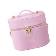 Sac à cosmétiques de voyage élégant de forme ovale, avec-Rose