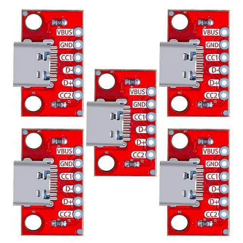 Stück/Lot USB Typ-C Breakout Board Seriell Basic Breakout Buchsenanschluss Typ PCB Konverterplatine_M