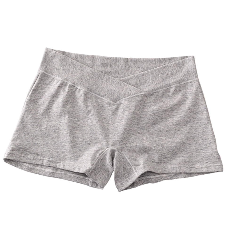 Maternity Panties Cotton Underwear For Pregnant Lady-Gray XL