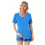 Summer Maternity Tee Top With Concealed Nursing Short-Blue L 1