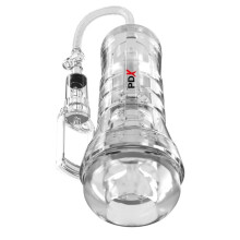 PDX ELITE - VIEWTUBE VAC XXL TRANSPARENTER STROKER MIT SAUGPUMPE 27,3 CM