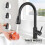 Kitchen Tap Monobloc Single Lever Sink Mixer Tap with Pull Out Sprayer 8
