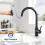 Kitchen Tap Monobloc Single Lever Sink Mixer Tap with Pull Out Sprayer 10