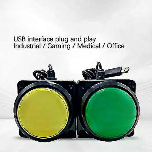 1m USB Buzzer Switch for Mouse, Keyboard, and Lottery Devices, Customizable Remote Control Functionality_M 2