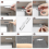No-Drill Screen Window Fixing Clips: Self-Adhesive Buckle Design for Easy Installation-24pack-H   H_M 4