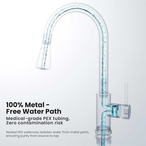 Kitchen Tap Monobloc Single Lever Sink Mixer Tap with Pull Out Sprayer 1