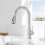 Kitchen Tap Monobloc Single Lever Sink Mixer Tap with Pull Out Sprayer 5