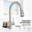 Kitchen Tap Monobloc Single Lever Sink Mixer Tap with Pull Out Sprayer 6