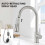 Kitchen Tap Monobloc Single Lever Sink Mixer Tap with Pull Out Sprayer 8