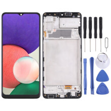 Super AMOLED LCD Screen For Samsung for Galaxy A22 4G SM-A225F Digitizer Full Assembly with Frame