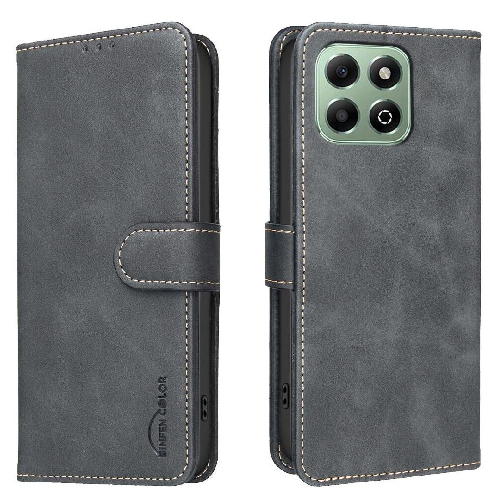 () Wallet Case For Honor X6b- Kickstand, Rfid Blocking, 3 Card Slots, Shockproof Tpu, Magnetic All Round Shockproof Convenient Kickstand Drop Rfid 764563370436