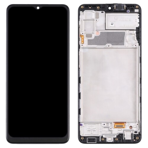Schermo LCD Super AMOLED per Samsung per Galaxy A22 4G SM-A225F Digitizer assemblaggio completo con cornice 1