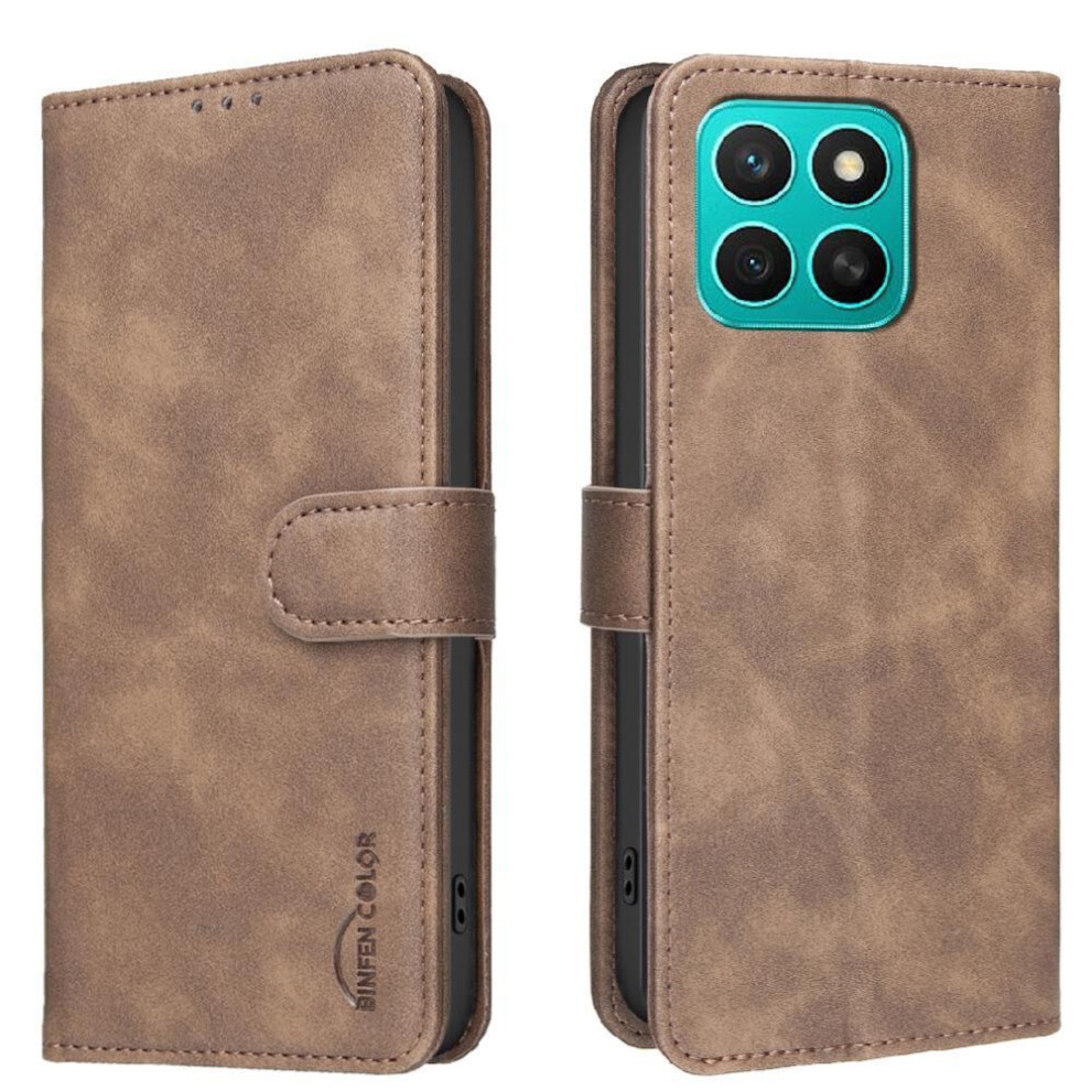 Wallet Case For Honor X8c- Kickstand, Rfid Blocking, 3 Card Slots, Shockproof Tpu, Magnetic Convenient Kickstand Rfid Blocking Protection All Round 764563370757
