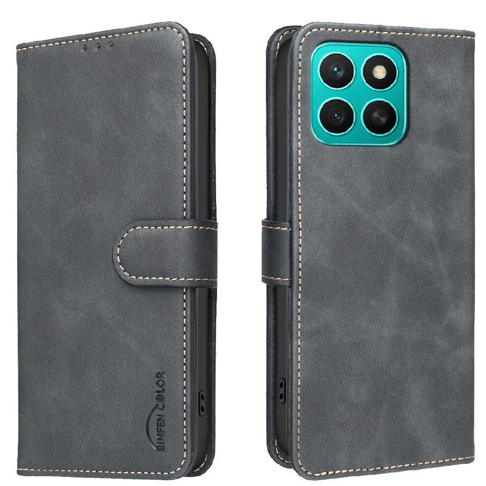 Wallet Case For Honor X8c- Kickstand, Rfid Blocking, 3 Card Slots, Shockproof Tpu, Magnetic Convenient Kickstand Rfid Blocking Protection All Round 764563370733
