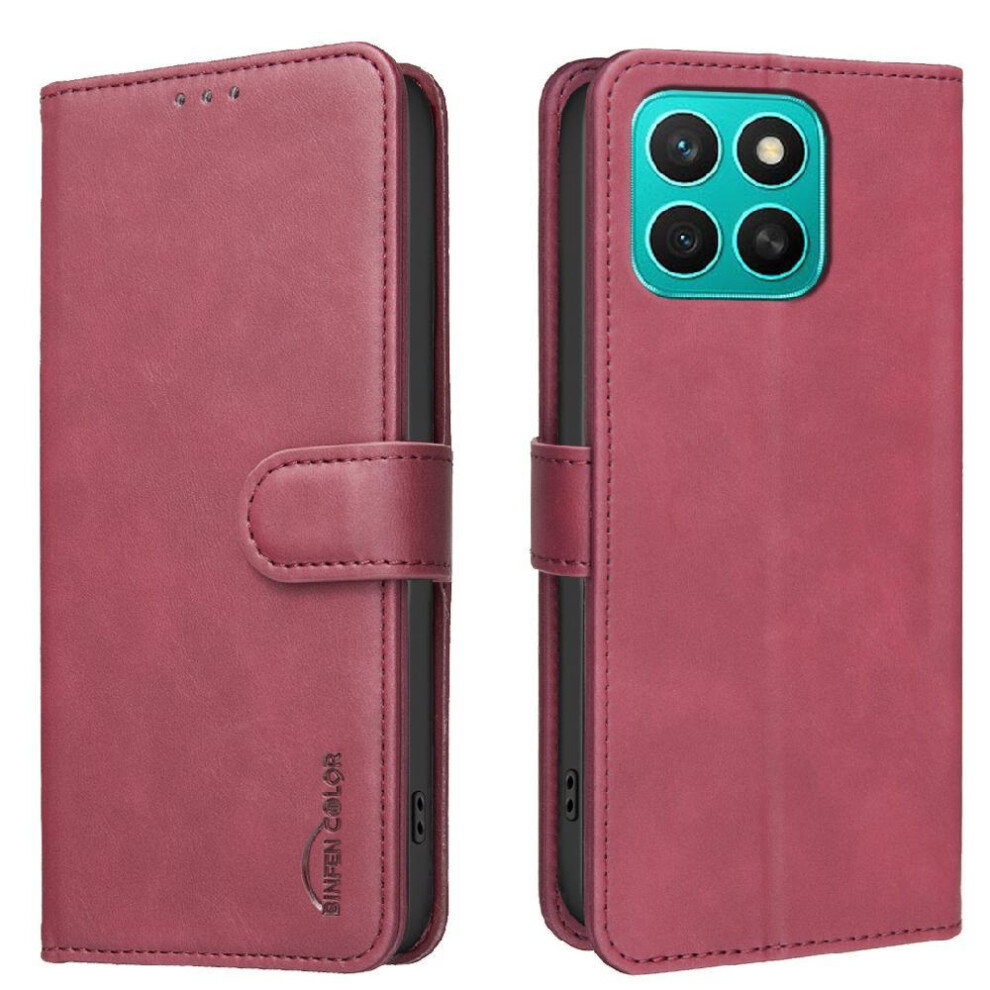 Wallet Case For Honor X8c- Kickstand, Rfid Blocking, 3 Card Slots, Shockproof Tpu, Magnetic Convenient Kickstand Rfid Blocking Protection All Round 764563370788