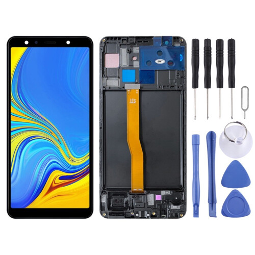 Οθόνη LCD για Samsung για Galaxy A7 (2018) SM-A750 με Digitizer Full Assembly με πλαίσιο