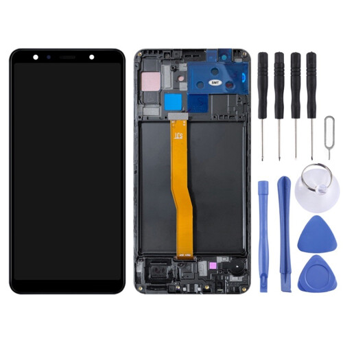 Οθόνη LCD για Samsung για Galaxy A7 (2018) SM-A750 με Digitizer Full Assembly με πλαίσιο 1
