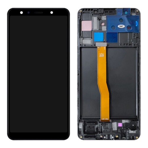 Οθόνη LCD για Samsung για Galaxy A7 (2018) SM-A750 με Digitizer Full Assembly με πλαίσιο 2