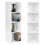 Librería moderna mueble blanco 4 estantes loft 1