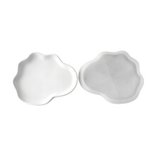 Silicone Cloud Shape Storage Tray Mold with Wavy Edges-flowers