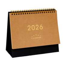 2026 Desktop-Kalender, täglicher- Papier M