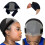 Pullover Dome Mesh Cap Stretchable Elastic Head Cap-brown 4 5 3