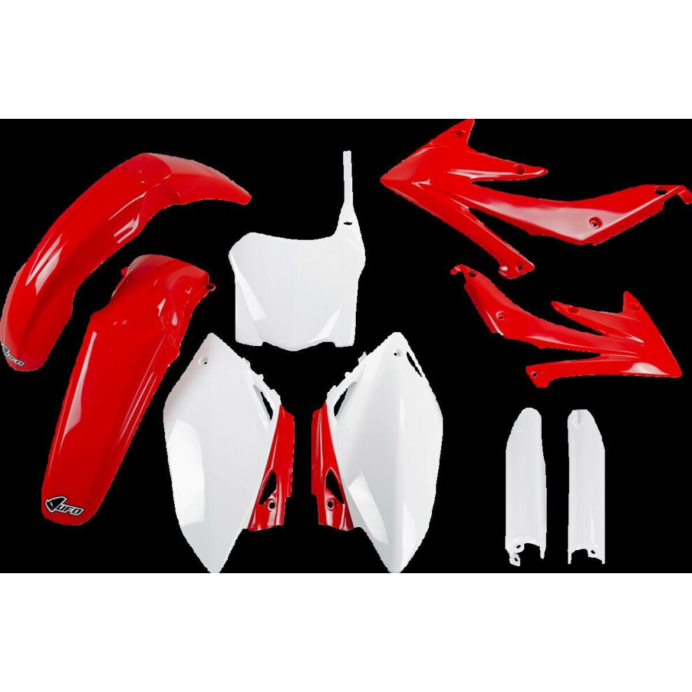 Ufo Plastics Kit For Honda Crf450r 2008 - Oem/ Red/White 8052135170808