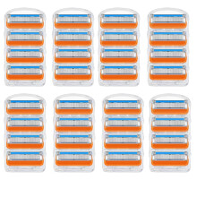 32 db 5 rétegű borotvapenge-betét, kompatibilis a Fusion 5 arcborotvákkal, férfi tokban_M