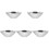 5Pcs Stainless Steel Noodle Bowls Multi-Function Mixing Bowls 1