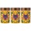 3Pcs Yellow Ceramic Tea-Leaf Canister Sealing Tea Storage Holder 4