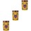 3Pcs Yellow Ceramic Tea-Leaf Canister Sealing Tea Storage Holder 5