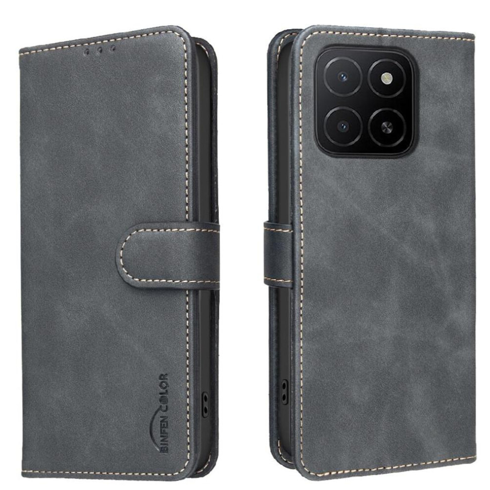 () Wallet Case For Honor X6c - Kickstand, Rfid Blocking, 3 Card Slots, Shockproof Tpu, Magnetic Drop Protection Convenient Kickstand All Round Rfid 764563371037