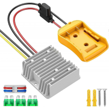 20V auf 12V Abwärtswandler, kompatibel mit DeWalt 20V Power Wheel Akku_M