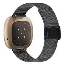 Kompatibel mit Fitbit Versa 3 / Fitbit Sense: Verstellbares Metall-Uhrenarmband im Milanaise-Stil mit Dornschließe_M