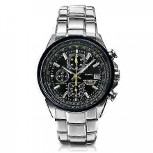 Quarz-Armbanduhr mit zwei Armbändern und sechs Zeigern – Elegante Armbanduhr aus Edelstahl und Leder_M