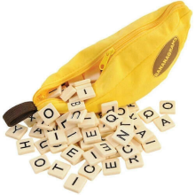 Bananagrams Slovná hra Puzzle Deti Zábavné puzdro Aktivita Letter Puzdro Vzdelávacia hračka xi