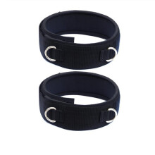 Padded Thigh Straps Resistance Band Gym Strength Training Ropes Ankle Straps