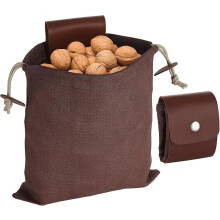 compatible withaging bag, foldable bush bag, waxed canvas compatible withaging pouch, leather belt pouch, waist bag, mushroom bag, harvestin