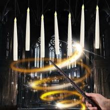 (12 stuks) 12 stuks Magische drijvende LED-kaarsen met afstandsbediening, vlamloze elektrische kaarsen, perfect voor feesten, Kerstmis