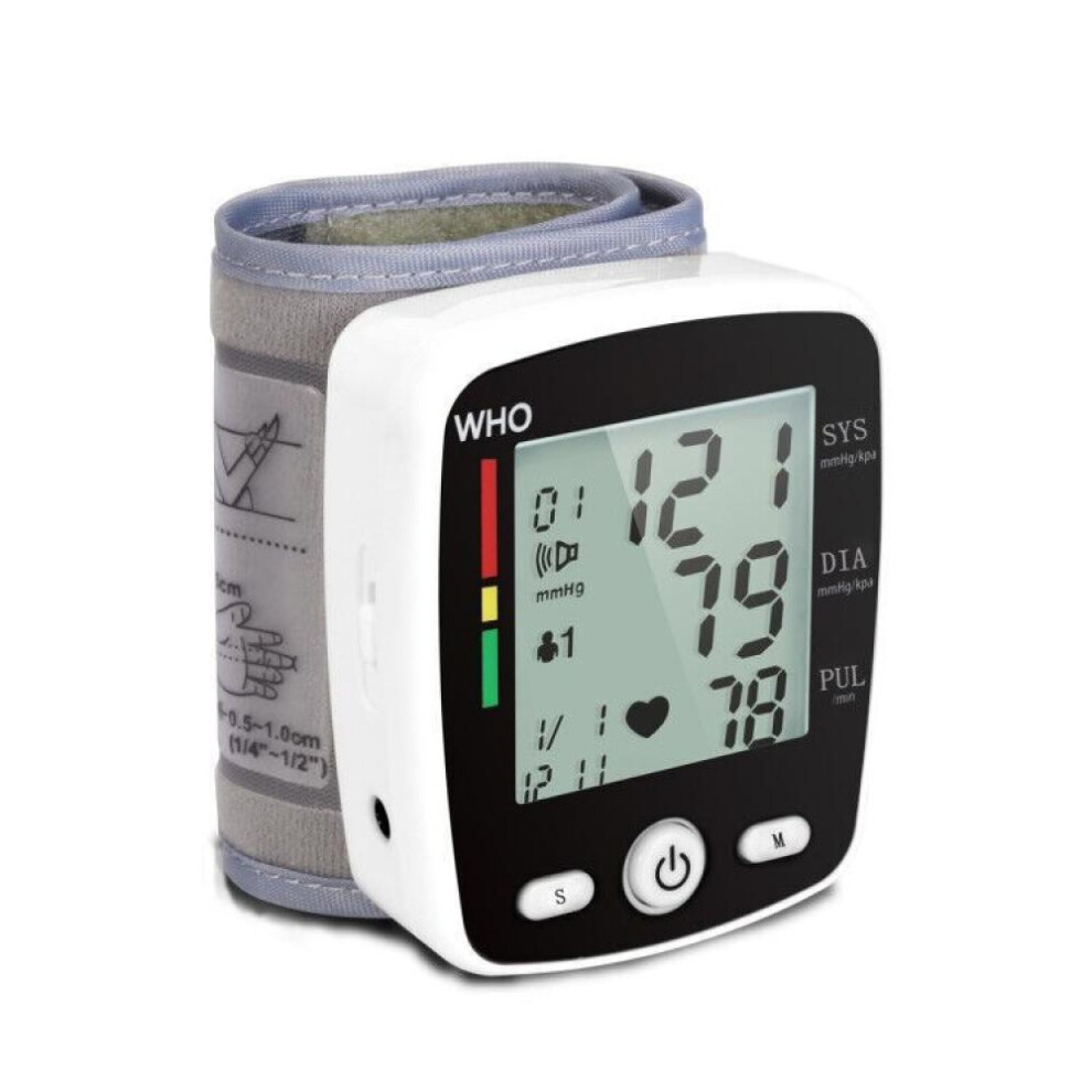Black (Black)Electronic Blood Pressure Monitor Home Blood Pressure Monitor Blood Pressure Measuring Instrument Blood Pressure