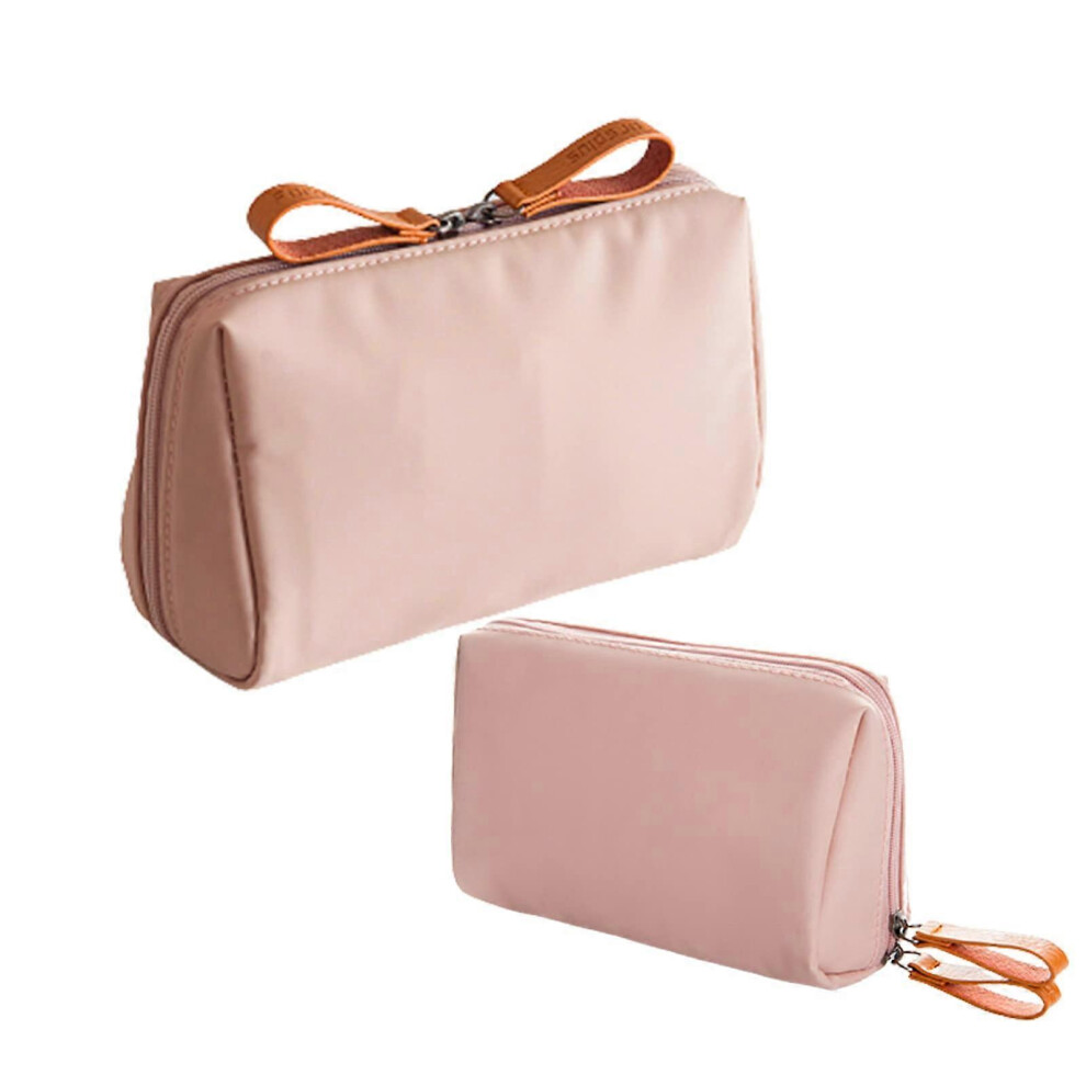 Travel Makeup Pouch Small Cosmetic Bag Mini Makeup Bags compatible with Purse, Waterproof Portable Travel Toiletry Pouch with Zipper, Small