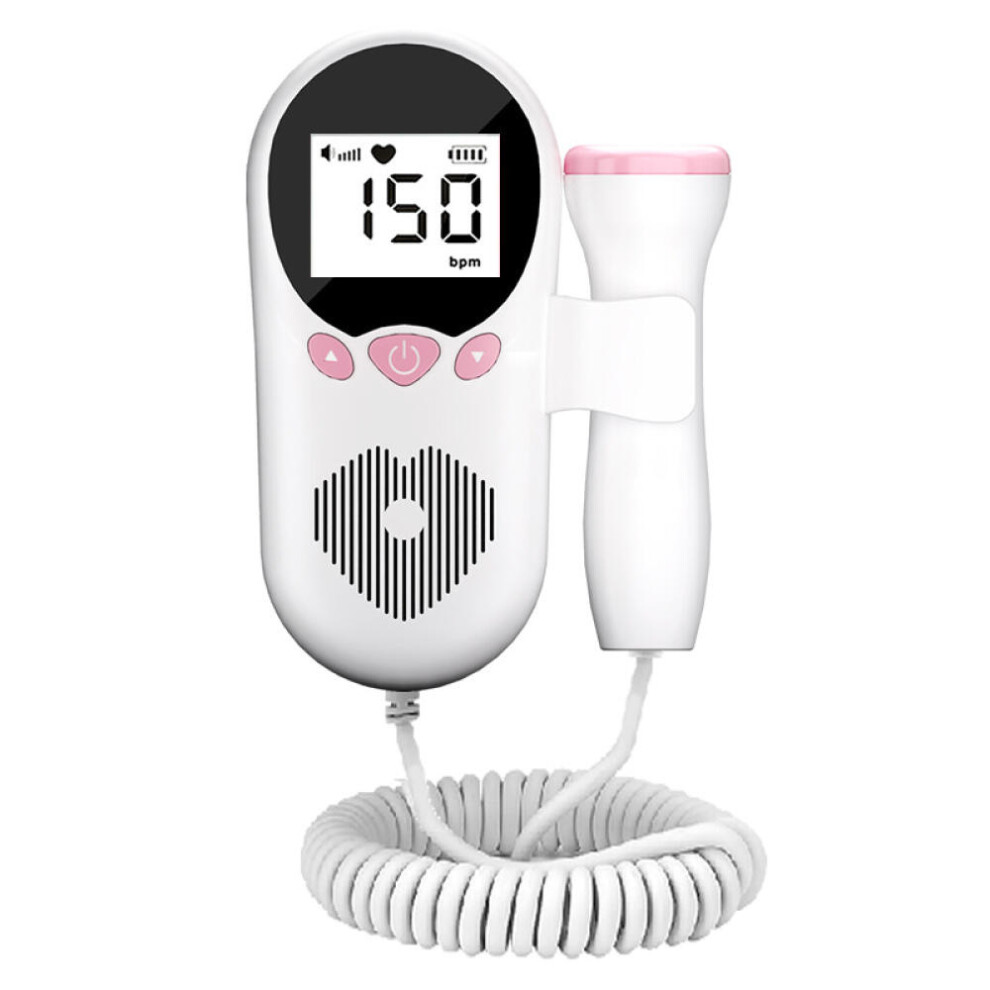 Fetal heart rate monitor, fetal heart rate instrument, fetal heart monitor compatible with pregnant women, suitable compatible with indoor a