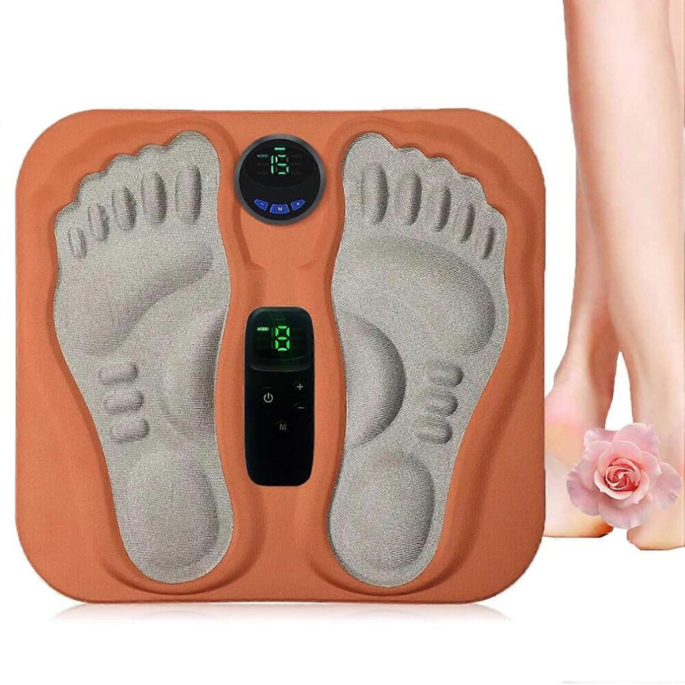 Hermhoffer Foot Massager Pro, Massage Device compatible with Feet and Legs, 15 Intensity Levels and 6 Modes, Relieves Muscle Tension