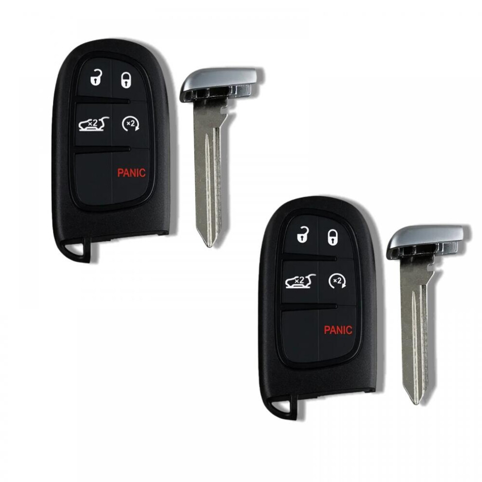 Smart Key Fob Replacement M3n-40821302 Fit Compatible With Chrysler 300 Dodge Challenger 6485316870198