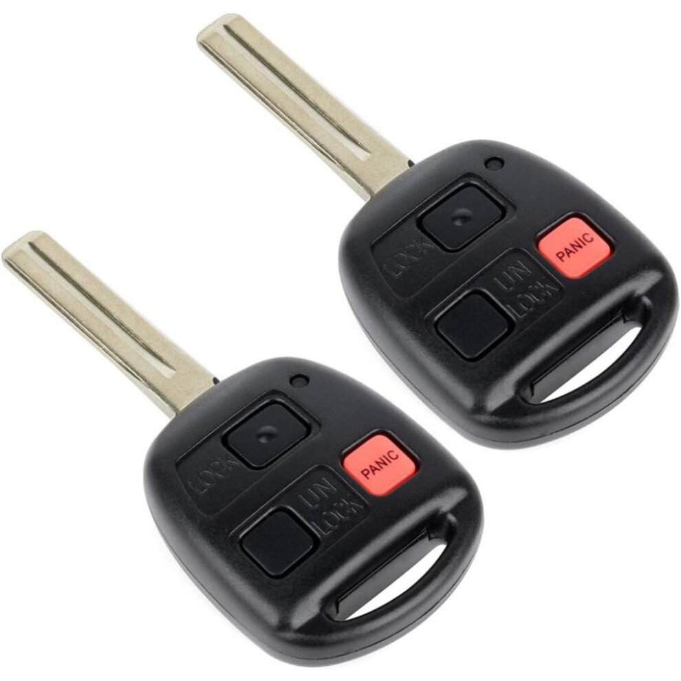 Uncut Keyless Entry Remote Control Key Fob Transmitter Replacem 6485316870235
