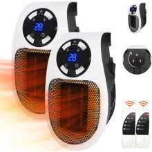 2 kusy 500 wattov Chauffage Soufflant Ceramique Mini Chauffage Soufflant Chauffage Dappoint Conomique Portable Chauffage Sur Pr