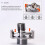2x Adjusting The Angle Of Intake Pipe Copper Shower Head Angled Curved Foot Eccentric Screw Corner 3