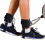 2Pcs Adjustable Ankle Straps for Cable Machine Gym Ankle Strap Double D-Ring Ankle Cuff Straps 3